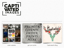 Tablet Screenshot of captivatedimages.com